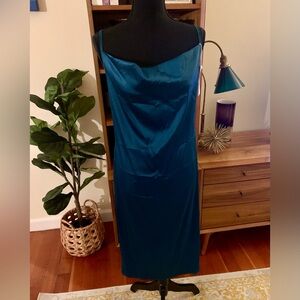 NWT xxxiticat Green Spaghetti Strap Slip Dress Size M